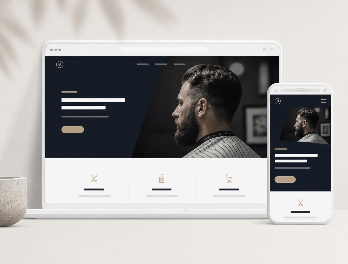 Fade & Co. website design preview on laptop and phone