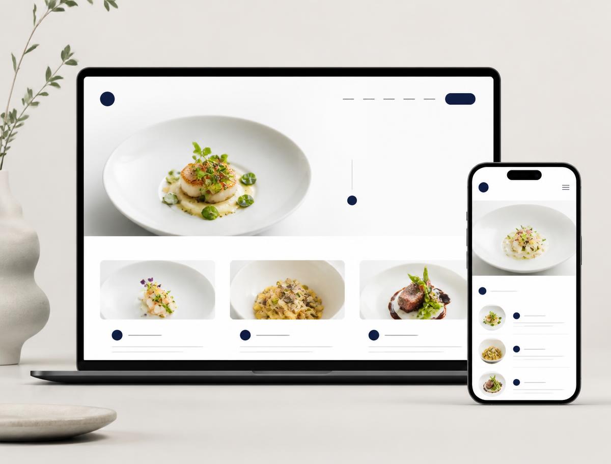 Casa Nova website design preview on laptop and phone